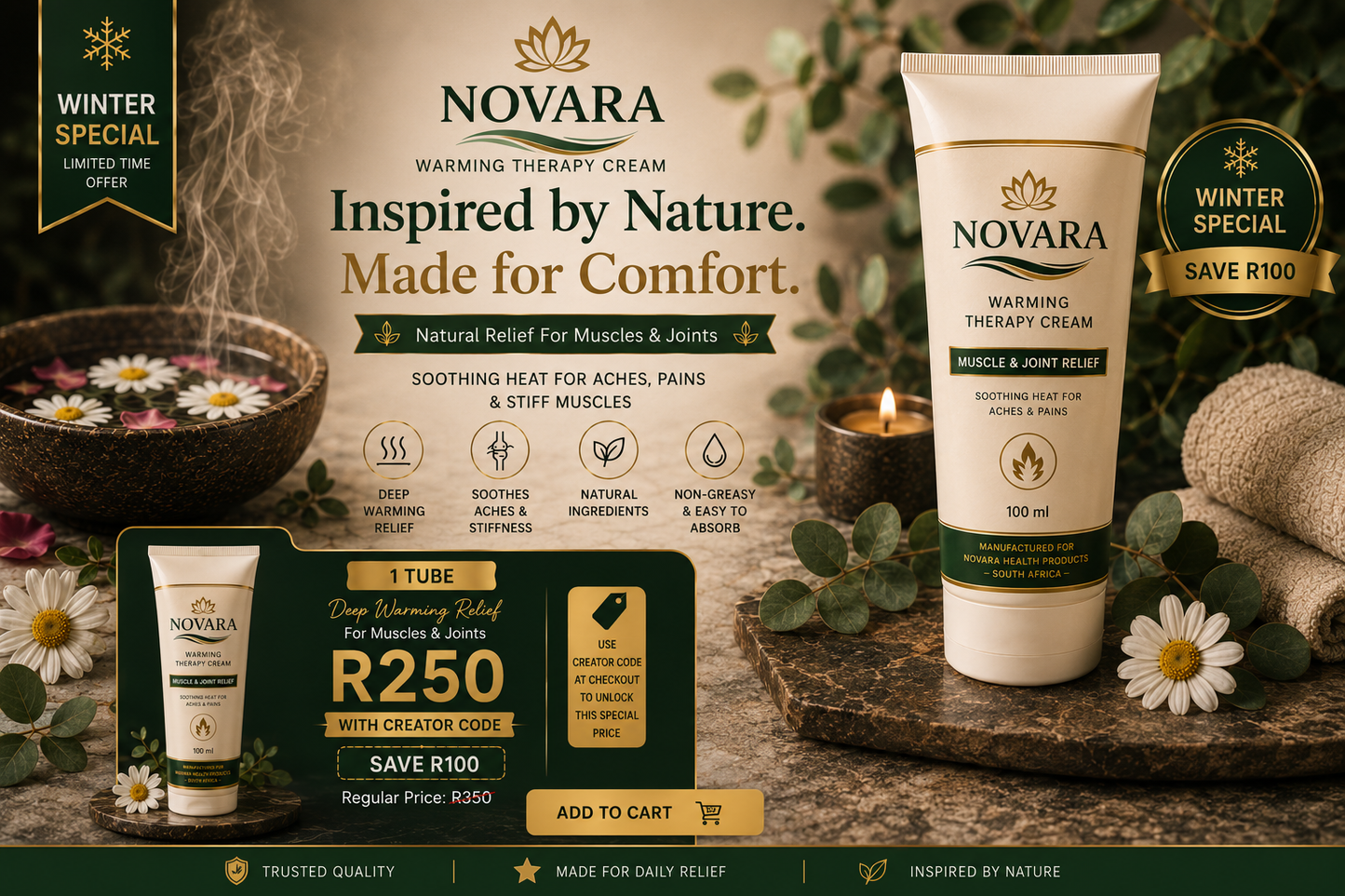 Novara Warming Therapy Cream