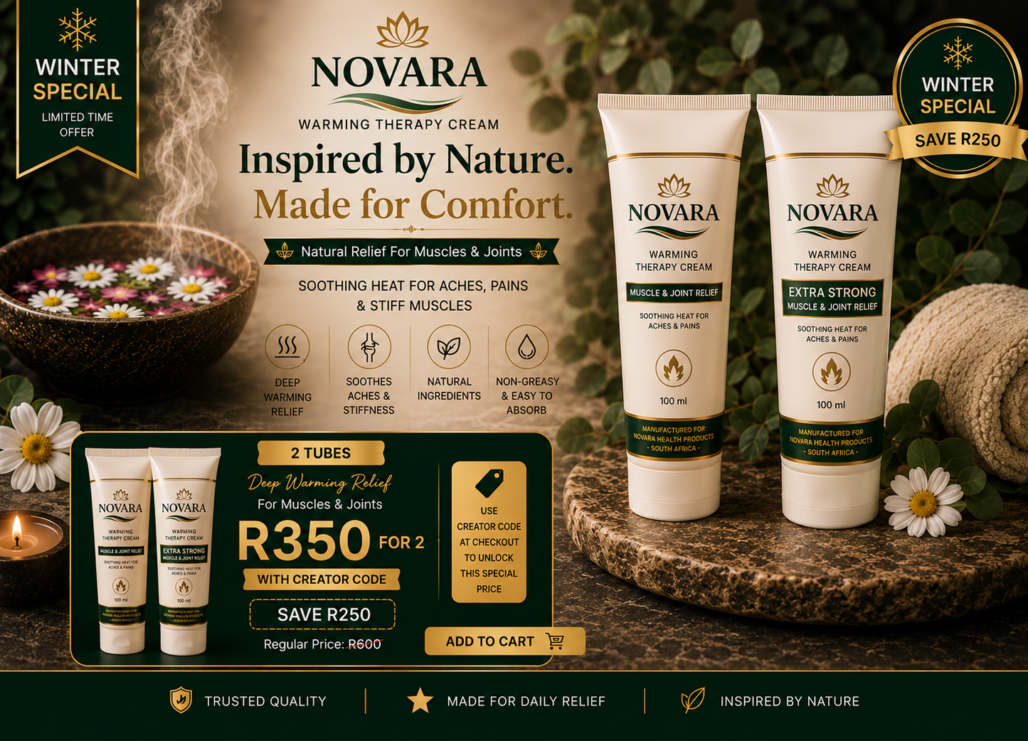 Novara Cream Bundle (2 Pack)