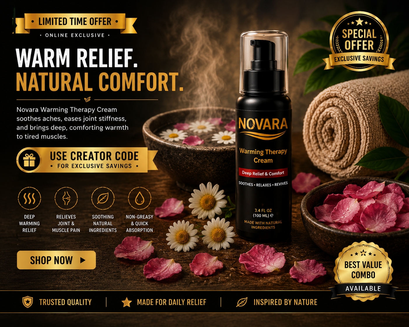 Novara Warming Therapy Cream